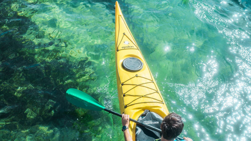 Explore the stunning waters of Sydney at your own pace as you glide along in a premium single or double kayak...