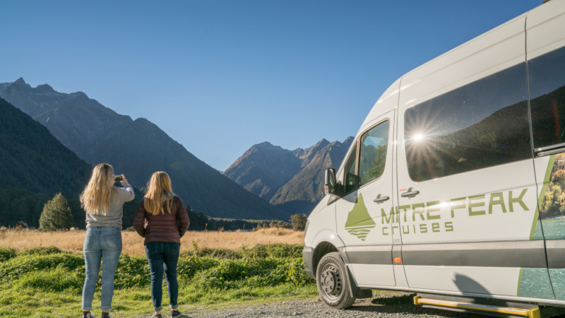 Immerse yourself in the incomparable beauty of Milford Sound as you go further and get up closer by Coach & Cruise with Mitre Peak Cruises!