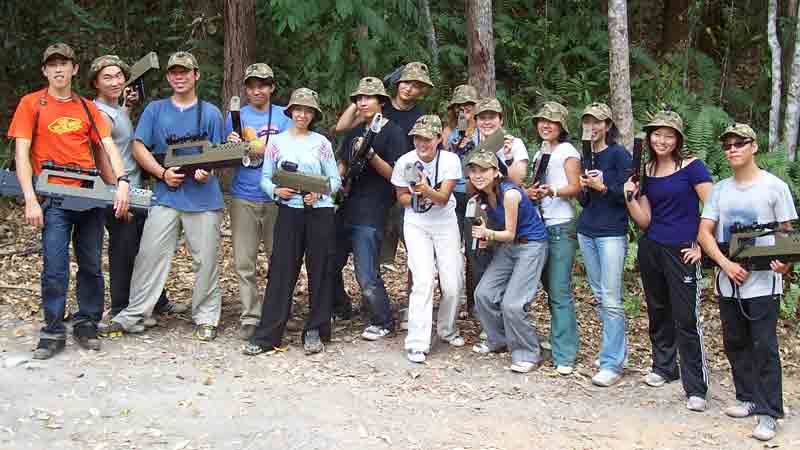 Lasertag is an outdoor combat team based sport much like paintball, but with no pain or clean up afterwards!