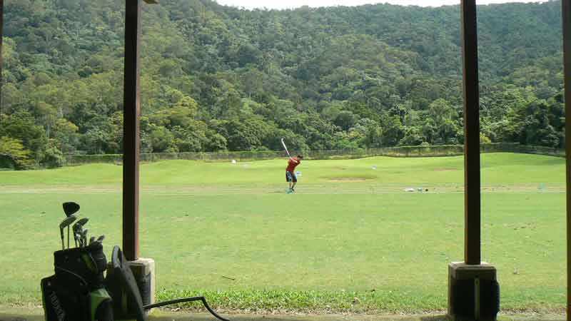 Test your swing and join us at the Paradise Palms Driving Range, immersed in a scenic Cairns rainforest backdrop.
