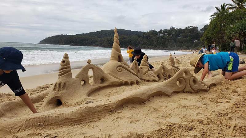 Great activity to make your time in Noosa memorable and fun 
making the sandcastle of your dreams!