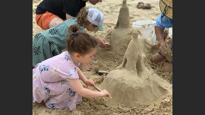 Great activity to make your time in Noosa memorable and fun 
making the sandcastle of your dreams!