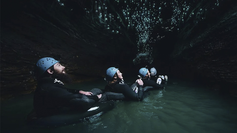 BLACK ABYSS - ULTIMATE WAITOMO CAVING ADVENTURE FROM AUCKLAND