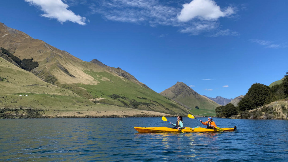 Experience the magic of Queenstown's backcountry and cruise the gorgeous calm lake waters of Moke Lake by Kayak or SUP!