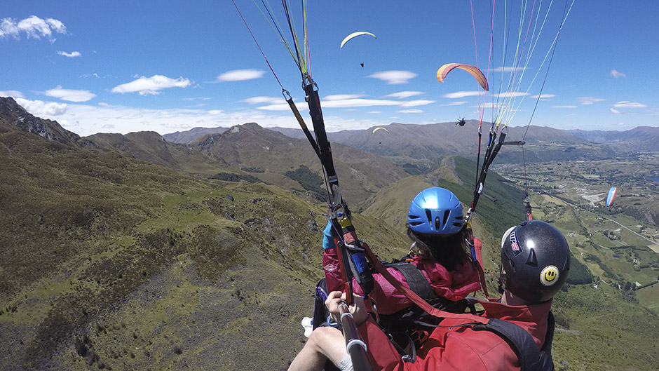 Experience the thrill of flying and get amazing views of Coronet Peak, Queenstown!