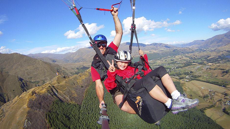 Experience the thrill of flying and get amazing views of Coronet Peak, Queenstown!