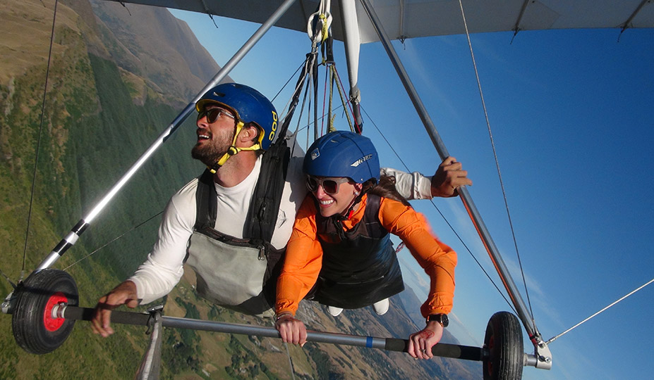 Learn more about hang gliding and get to fly the glider yourself!