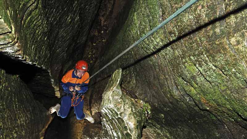 An awesome caving experience for fun with friends and family - or a great place to make them!