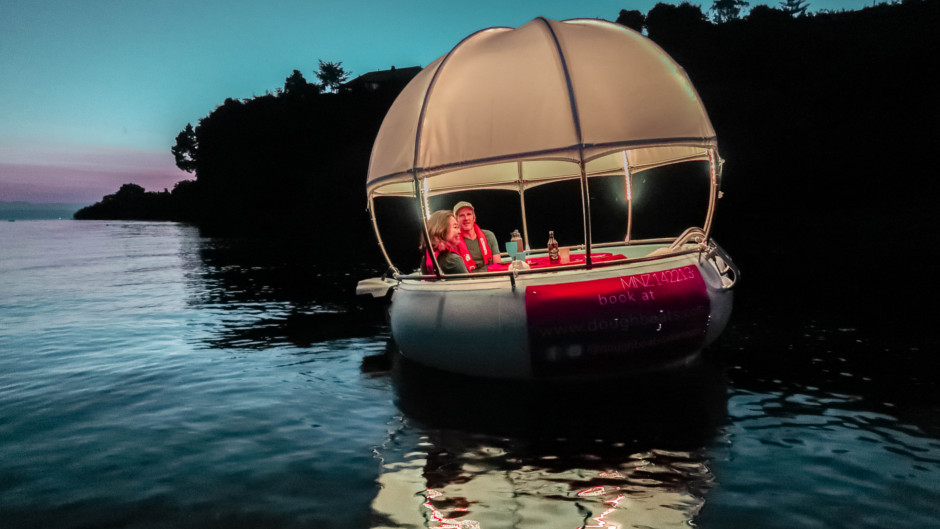 Jump in a Doughboat and soak up the sights of Lake Taupo in a fun and unique way - this is the only experience of its kind in New Zealand! 