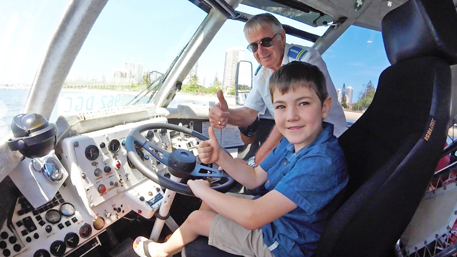 Experience the sights of the Gold Coast by land and by water in an amphibious duck vehicle!