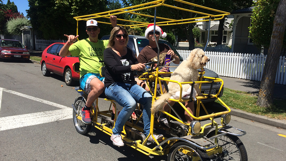 Cruiser Bike Hire 30 min City Cruise Christchurch Central