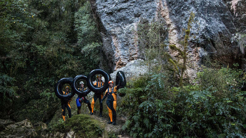 Experience this rare attraction - float along in your tube using only the natural light of a simply awe inspiring display of glow-worms for navigation within the cave system.