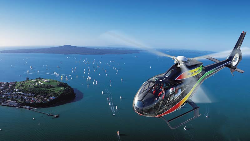 Join Heletranz for a spectacular helicopter flight to take in many of Auckland city's scenic highlights.
