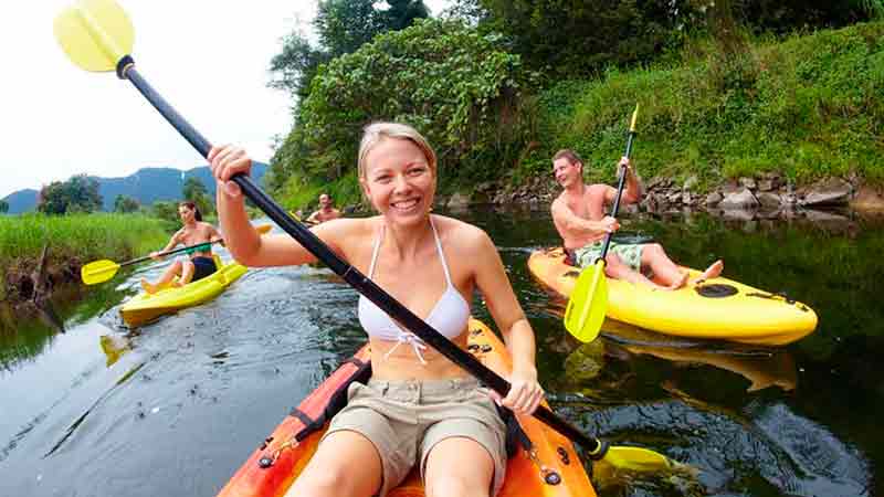 Come and enjoy a half day relaxing self-guided kayak or SUP down the mountain fed Babinda Creek, 50 minutes south of Cairns. Suitable for ages 2 and above!