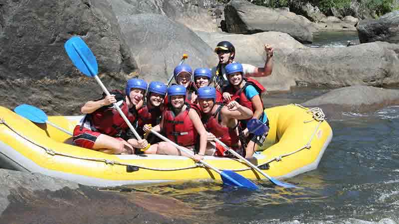 Half day white water rafting on the Barron River!