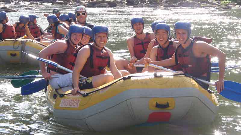 Half day white water rafting on the Barron River!