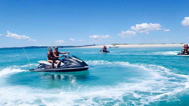 Join Fraserjet and discover the paradise that is K'Gari Fraser Island, with a thrilling jetski safari tour departing Hervey Bay.