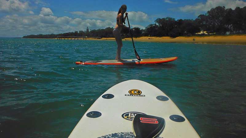 Hire a SUP in Hervey Bay for 2 hour and go explore the beautiful waters of the Fraser Coast!